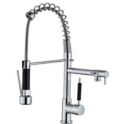 Classic Pull Out Pre Rinse Spray Kitchen Faucet Wall Mount Commercial Catering Pre Rinse Unit Faucet Tap