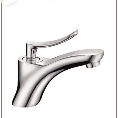  Deck Mounted Basin Sink Faucet Hot & Cold Mixer Bathroom Tap Single Handle