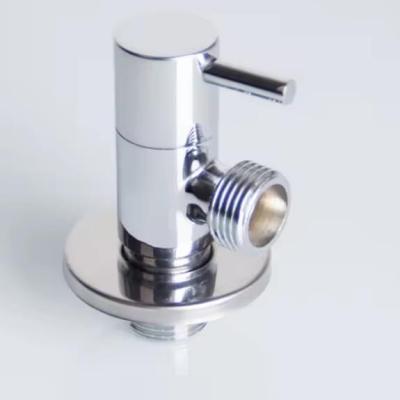 Bathroom Chromed Brass Angle Stop Valve 1/2