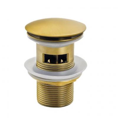 Brass Pop-up Drain Click Clack Sink Waste Basin Drain Stopper Drainer Sanitary for Shower Bathroom